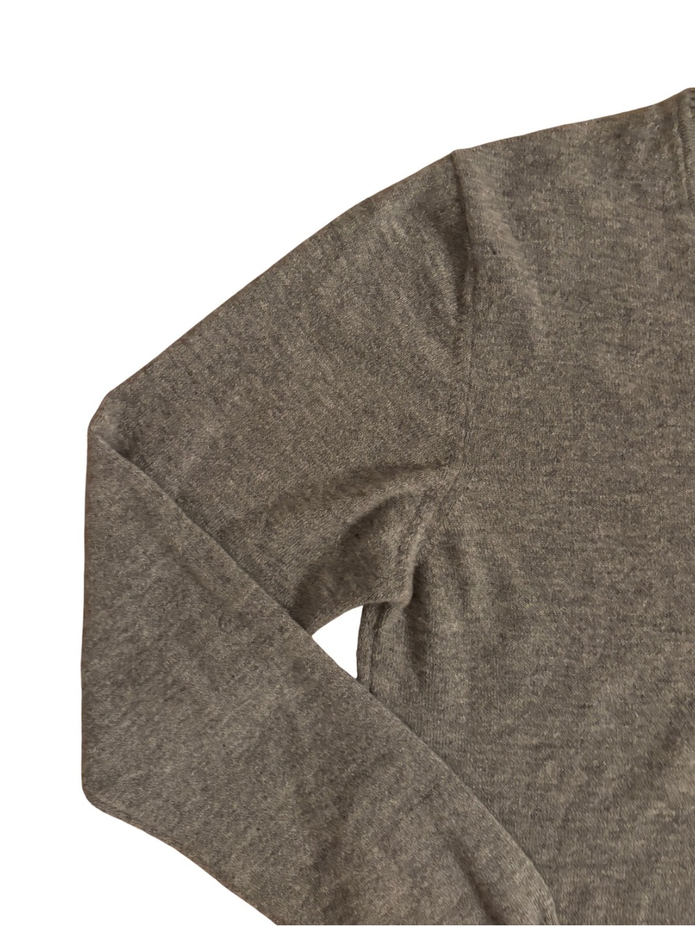 J. Lindeberg Cashmere Blend V-Neck Sweater - Gray - Picture 3 of 4